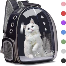 Cat Backpack Carrier Bubble Bag; Small Dog Backpack Carrier for Small Dogs; Space Capsule Pet Carrier Dog Hiking Backpack Airline Approved Travel (Color: Purple)